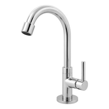 Imagem de 2X Torneira Inox Bancada Metal Lavatório 1/2 Pia Banheiro 1/