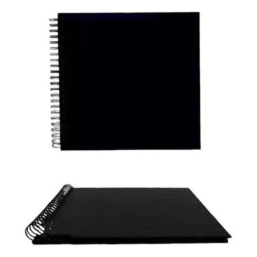 Imagem de Álbum Scrapbook Livro De Assinaturas Liso 20X20Cm 60 Paginas