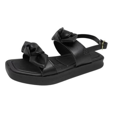 Imagem de Sandália Feminina Flatform Nó Moderna Clássica Moleca