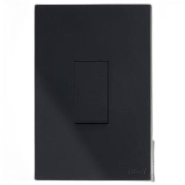 Imagem de Kit Interruptor Pulsador Campainha Vertical 4X2 Brs11965-2Bk