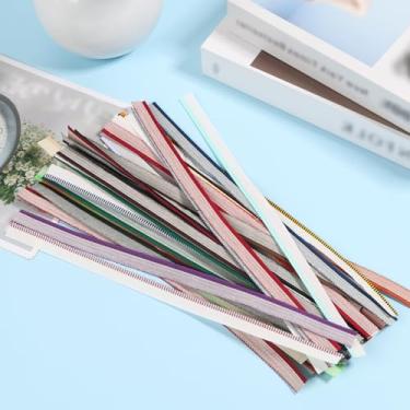 Imagem de 48 faixas para encadernação de livros, faixa de cabeça de algodão de 29 x 0,5 cm para livros diferentes, fácil de usar, kit de encadernação de livros para iniciantes DIY (24 cores)