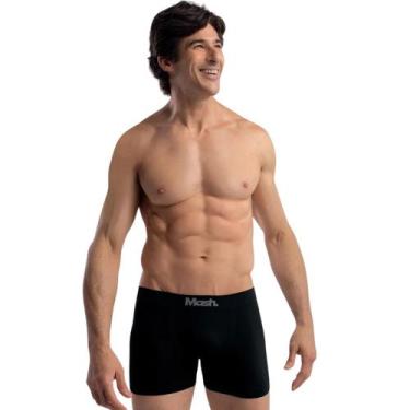 Imagem de Kit Com 2 Cuecas Boxer Microfibra Mash, M, Preto
