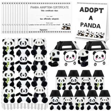 Imagem de Party Favors Jiytivity Adote um panda 38 unidades com bichos de pelúci