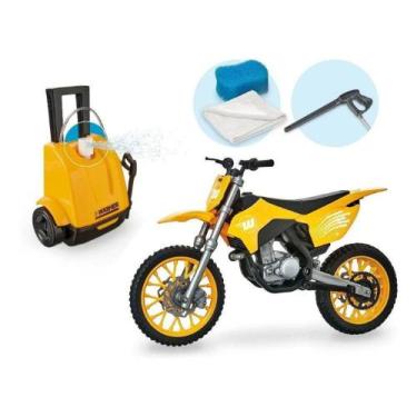 Imagem de Moto Cross Infantil Wash Garage Usual Brinquedos