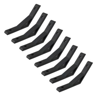 Imagem de T Tulead Suportes de canto de liga de alumínio da série 2020 de 135 graus, acessórios de perfil de extrusão de alumínio 6 cm × 0,139 cm, 8 peças com parafusos