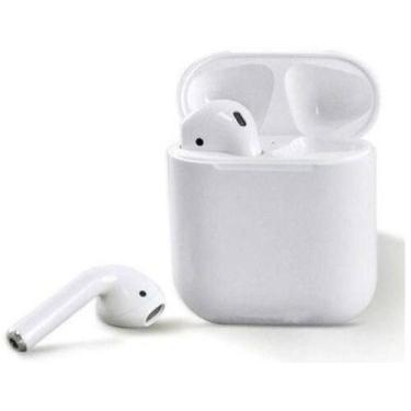 Imagem de Fone De Ouvido I12 Sem Fio Bluetooth - Branco - Diversos
