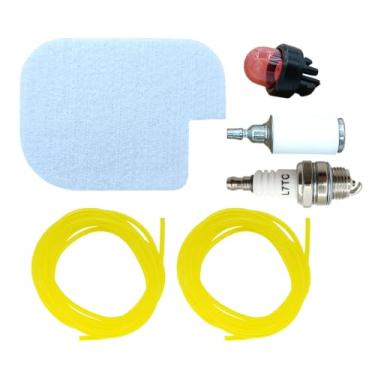 Imagem de 530057925 Kit de reposição de linha de filtro de combustível para Poulan P3314 P3816 P3416 P4018 PP3416 PP3516 PP3816 PP4018 PPB3416 PPB4018 PPB4218 S19925 Corrente de gás 70 serra