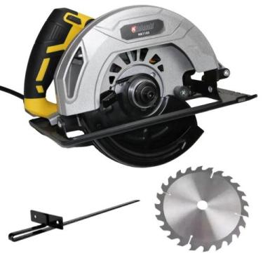 Imagem de Serra Circular 2000w 185mm Para Madeira Ajustáve - knkasaki, 110V