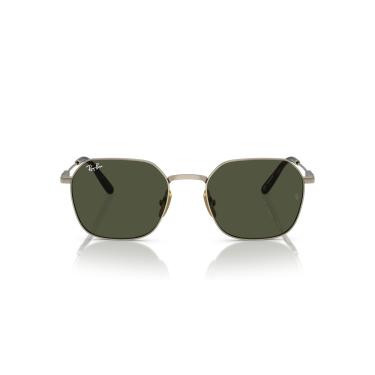 Imagem de Óculos de Sol Ray-Ban Jim Titanium 0RB8094 926531 Tam 53 / Ouro - Lentes Verde