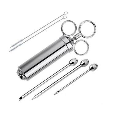 Imagem de Injetor De Temperos Aço Inox Para Carnes Frangos Inoxidavel - Falcon