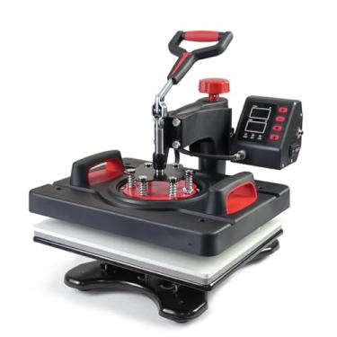 Imagem de 220v,HYZHANHONG Prensa Térmica Multifuncional 8 em 1 com Giro de 360 Graus, Impressora Digital por Sublimação e Transferência Térmica para Canecas, Bonés, Pratos - Criação de Presentes Criativos
