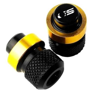 Imagem de Acessórios de motocicleta Tampas de válvula de pneu de roda de alumínio compatíveis com R1250GS R1200GS F850GS F750GS G310GS R1200 1250 GS Adventure GSA(E)