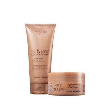 Imagem de Cadiveu Blonde Reconstructor Masks Kit (2 produtos)