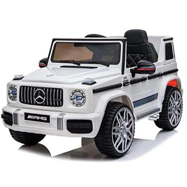 Imagem de Mini Carro Elétrico 12v Mercedes Amg C63 Branco BW124BR