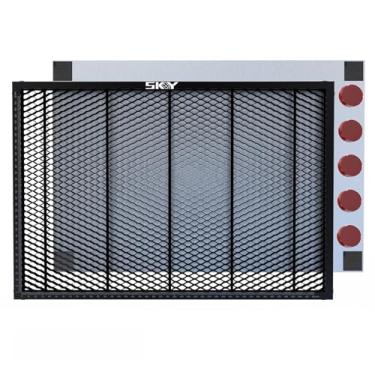 Imagem de Skouphy Cama a laser de favo de mel para gravador a laser Falcon A1, plataforma de colmeia para gravação a laser e máquina de corte (46 x 34,5 cm) Dissipação rápida de calor