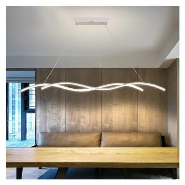 Imagem de Luminárias pendentes LED minimalistas modernas para sala de estar, estudo, sala de jantar, decoração de quarto, lustres suspensos internos