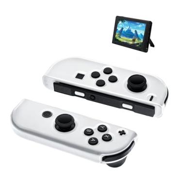 Imagem de Mcbazel Capa protetora DOBE Transparency macia de TPU para controles NS Switch/Switch OLED Joy-con