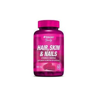 Imagem de Hair, skin e nails 60caps - HERBAMED LAB. NUTRACEUTICO LTDA