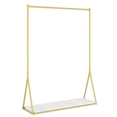 Imagem de Prateleiras de exibição de roupas, cabides independentes de metal, trilhos de roupas pesadas industriais, cabides, varas de classificação de roupas de quarto e sala de estar/A/150 cm