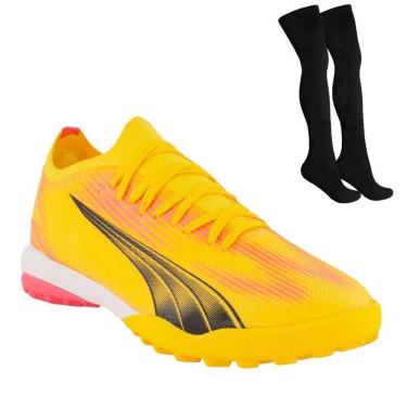 Imagem de Kit Chuteira Society Puma Ultra Match TT + Meião
