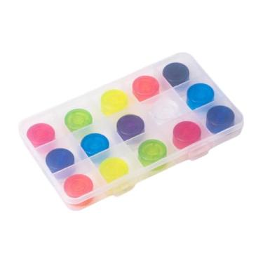 Imagem de JunZheHub Keycap de Pedal de Guitarra de 15 Peças, Capa Protetora para Pedal, Capa Protetora com Estojo de Armazenamento, Capa Protetora para Chave de Pedal de