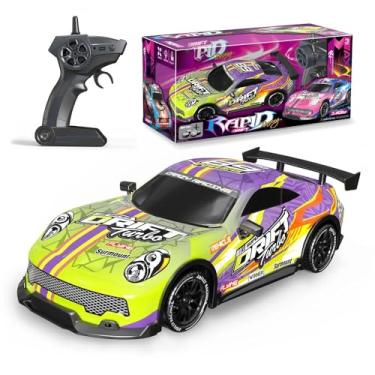 Imagem de Carrinho de Controle Remoto Porche Caminhonete com LED, Carro com Pneus de Borracha, Função Drift (PORCHE VERDE)