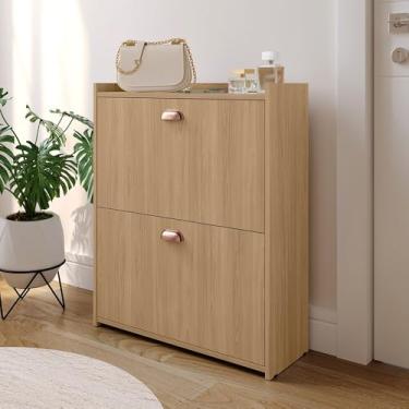 Imagem de Sapateira Vertical Porta Sapatos Retrô Gavetas Basculante Prateleira Interna Organizadora - RPM(Closet - Hanover)