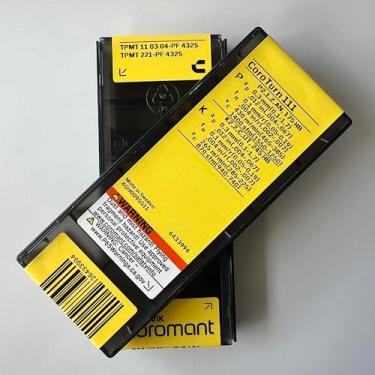 Imagem de Lâmina original TPMT110304-PF 4325/Lâmina CNC de carboneto 10 peças