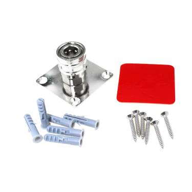 Imagem de TAODAN Suporte acessório de arruela de alta pressão de aço inoxidável 1/10.2 cm montagem automática de canhão de espuma de conexão rápida