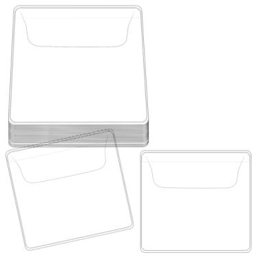 Imagem de 25 peças de mangas para moedas de bolso único, porta-moedas de plástico transparente, páginas protetoras, bolsas pequenas, embalagens protetoras, suprimentos para todos os colecionadores de notas de