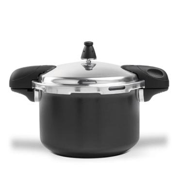 Imagem de Panela De Pressão Cerâmica Brinox Indução 5,4L Preta