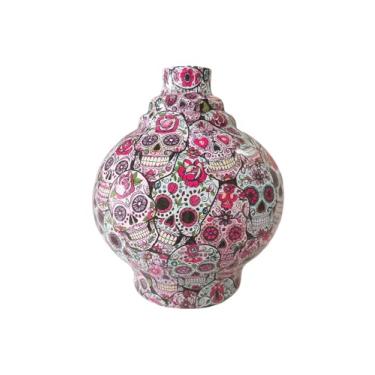 Imagem de Vaso Vidro Base Narguile Pequeno Caveira Mexicana