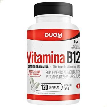 Imagem de Vitamina B12 Cianocobalamina 120 Cáps Concentrado Natural Sem Sabor Or