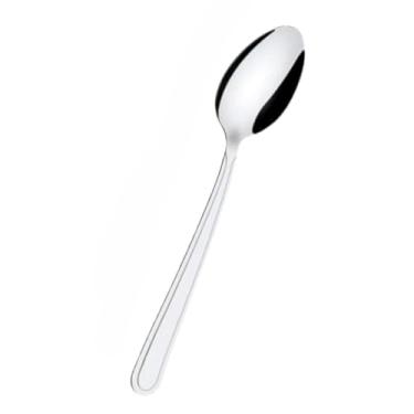 Imagem de Colheres de Sobremesa Conjunto de talheres em aço inoxidável, incluindo colher de sopa e colher de chá, adequado para restaurantes, cozinhas, residências e bares(12 colheres)