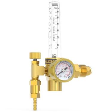 Imagem de Medidor de vazão com regulador de argônio CO2 TOOLIOM MIG TIG