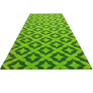 Imagem de honeypet Tapete reversível de plástico reversível à prova d'água, para uso externo, trailer, pátio, quintal, deck, praia, acampamento (1 m x 2,5 m)