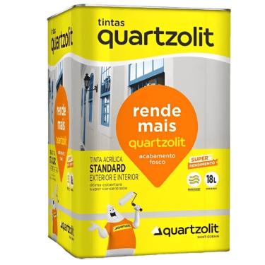 Imagem de Tinta Rende Mais Standard 18 Litros Perola - 0604.00153.0018lt - Quartzolit