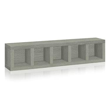 Imagem de WAY BASICS Figuras de exibição cubano 5 prateleiras para bonecos colecionáveis Funko Pop Organizer, cinza Londres