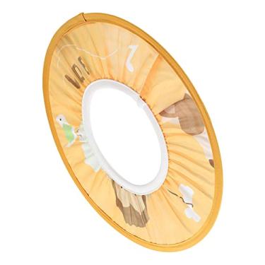 Imagem de Cryfokt Chapéu de Banho Infantil Com Impressão de Desenho Animado, Evita que a água entre Nos Olhos e Nas Orelhas, Touca de Xampu Confortável para Bebês para Banho, Touca de Infantil Fofa (Modelo de macaco amarelo)