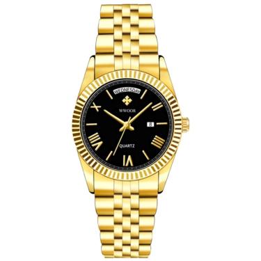 Imagem de Relógio de Quartzo Masculino Design Casual em Aço inoxidavel À prova d`água 3ATM