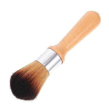 Imagem de Wooden Dust Brush Soft Bristles for Cleaning Jade Carvings and Musical Ergonomic Handle Maintenance Tool for Easy Dust Removal