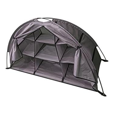 Imagem de ZJchao Armazenamento de Acampamento, Acessórios de Barraca para Dentro Com Organização Classificada de 9 Prateleiras Armário de Armazenamento de Acampamento Portátil Dobrável de Grande Capacidade