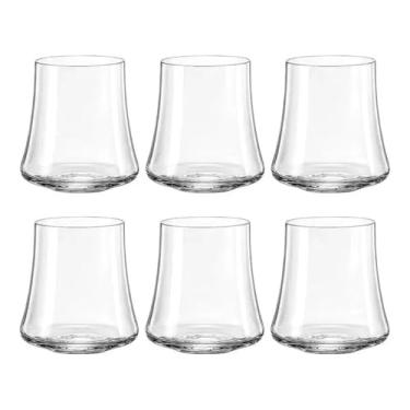 Imagem de Artevino, Kit com 6 Taças para Espumante Vinho Coquetel Champagne em Cristal Bohemia Sommelier (350ml, Whisky)
