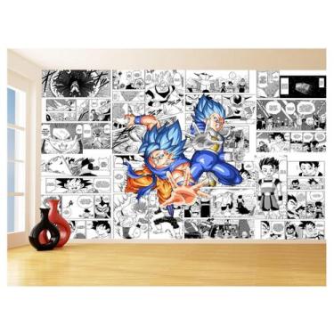 Imagem de Papel De Parede Dragon Ball Goku Vegeta Anime 3,5M Dbz243 - Você Decor
