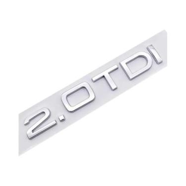 Imagem de Emblema Adesivo 3D ABS Para Porta-Malas De Carro Para Audi A3 A4 A5 A6