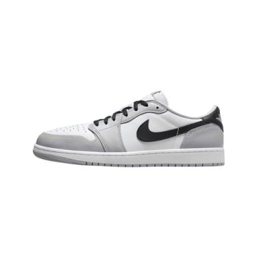 Imagem de Nike Tênis masculino Air Jordan 1 Low OG, Branco/cinza lobo/preto, 39 BR