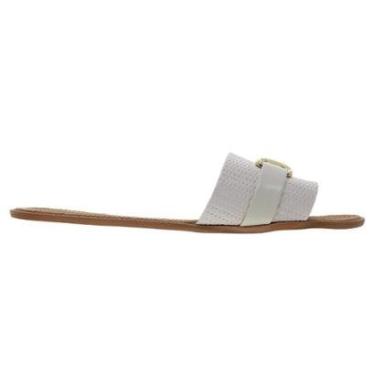 Imagem de Rasteira Feminina Moleca 5297.472 Off White-Feminino