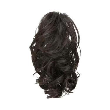 Imagem de Extensões De Rabo De Cavalo Com Clipe De Garra Sintético Loiro, Acessó