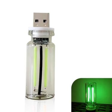 Imagem de Dogary Lâmpada retrô para carro, plugue USB, lâmpadas de atmosfera de veículos, luzes ambientais de LED de ajuste de toque, mini lâmpada noturna de 6 cm x 2 cm para a maioria dos carros, caminhões