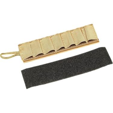 Imagem de Esstac 7 cartas redondas de espingarda removível para calibre 12 com suporte de gancho e laço (marrom coiote)